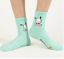 Load image into Gallery viewer, Sanrio Characters ultra-soft cozy warm Sleeping Socks: Hello Kitty (Hot Pink)