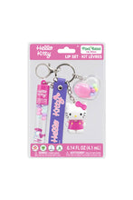 Load image into Gallery viewer, Hello Kitty Lip Roller Keychain with Charms