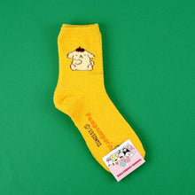 Load image into Gallery viewer, Sanrio Characters ultra-soft cozy warm Sleeping Socks: Hello Kitty (Hot Pink)