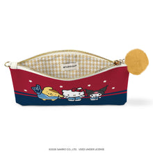 Load image into Gallery viewer, Hello Kitty and Friends Varsity Pencil Pouch with Wrist Strap & Decorative Pull