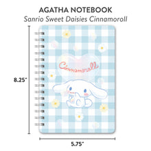 Load image into Gallery viewer, Sanrio Sweet Daisies Cinnamoroll™ Agatha Lined Notebook