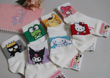 Load image into Gallery viewer, Sanrio New 7Days Ankle line Soft Socks: KeroKero keroppi