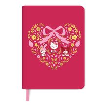 Load image into Gallery viewer, Hello Kitty & Friends Hearts and Flowers Casebound Notebook