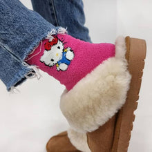 Load image into Gallery viewer, Sanrio Characters ultra-soft cozy warm Sleeping Socks: Cinnamoroll (Sky)