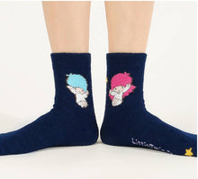 Load image into Gallery viewer, Sanrio Characters ultra-soft cozy warm Sleeping Socks: Cinnamoroll (Sky)