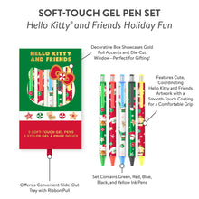 Load image into Gallery viewer, Hello Kitty & Friends Holiday Soft-Touch Gel Pens