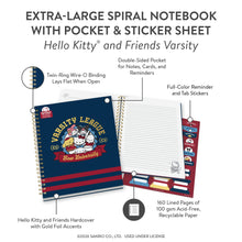 Load image into Gallery viewer, Hello Kitty and Friends Varsity Extra-Large Spiral Notebook
