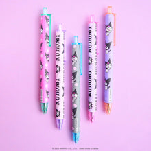 Load image into Gallery viewer, Sanrio Totally Kuromi™ Soft-Touch Gel Pen Set
