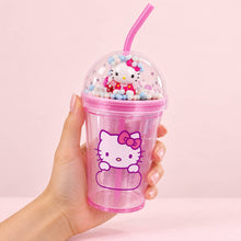 Load image into Gallery viewer, Hello Kitty Cosmetics in Pink Tumbler
