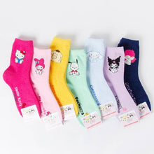 Load image into Gallery viewer, Sanrio Characters ultra-soft cozy warm Sleeping Socks: Hello Kitty (Hot Pink)

