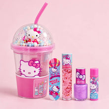 Load image into Gallery viewer, Hello Kitty Cosmetics in Pink Tumbler
