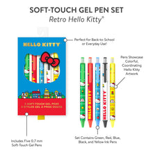 Load image into Gallery viewer, Retro Hello Kitty Soft-Touch Gel Pen Set
