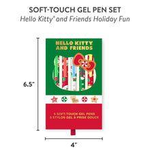 Load image into Gallery viewer, Hello Kitty &amp; Friends Holiday Soft-Touch Gel Pens
