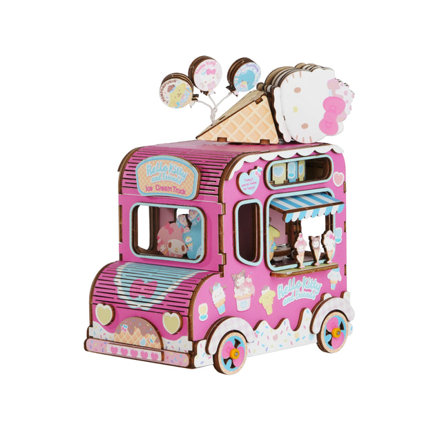 HELLO KITTY ICE CREAM TRUCK MUSIC BOX PUZZLE