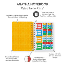 Load image into Gallery viewer, Retro Hello Kitty Agatha Notebook
