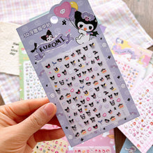 Load image into Gallery viewer, Adorable Cartoon Nail Art Stickers for Kids - Princess Themed: 6-KT Cat
