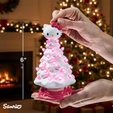 Load image into Gallery viewer, Sanrio Hello Kitty White Light-Up Christmas Tree
