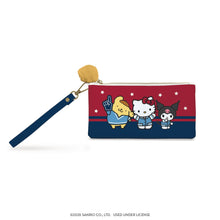 Load image into Gallery viewer, Hello Kitty and Friends Varsity Pencil Pouch with Wrist Strap &amp; Decorative Pull

