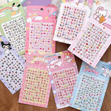 Load image into Gallery viewer, Adorable Cartoon Nail Art Stickers for Kids - Princess Themed: 6-KT Cat
