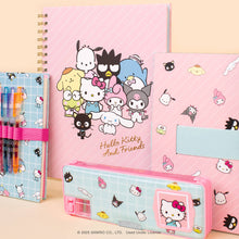 Load image into Gallery viewer, Hello Kitty and Friends Blue Grid Pencil Case
