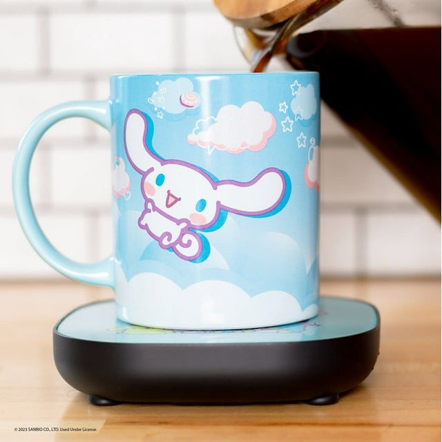 CINNAMOROLL MUG WITH MUG WARMER