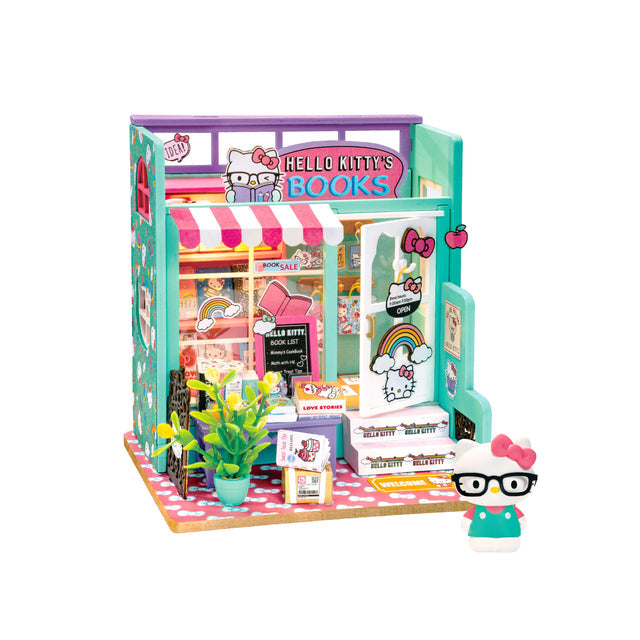 HELLO KITTY BOOKSTORE MINIATURE HOUSE PUZZLE