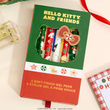 Load image into Gallery viewer, Hello Kitty &amp; Friends Holiday Soft-Touch Gel Pens
