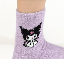 Load image into Gallery viewer, Sanrio Characters ultra-soft cozy warm Sleeping Socks: Cinnamoroll (Sky)
