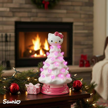 Load image into Gallery viewer, Sanrio Hello Kitty White Light-Up Christmas Tree
