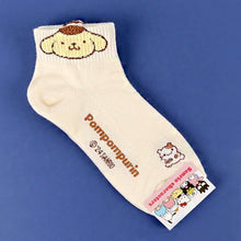 Load image into Gallery viewer, Sanrio Boucle Characters Face Cotton Ankle Crew Socks : Hello Kitty

