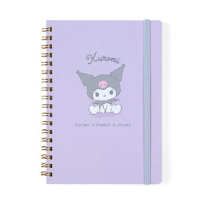 Kuromi Lined Notebook (Elastic Closure)