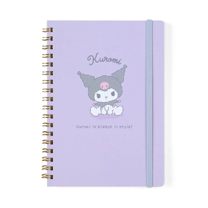 Kuromi Lined Notebook (Elastic Closure)