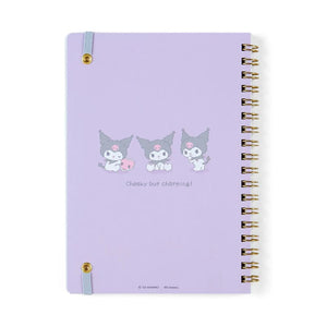 Kuromi Lined Notebook (Elastic Closure)